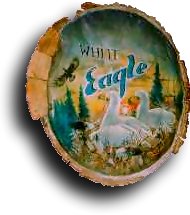 White Eagle Drumskin